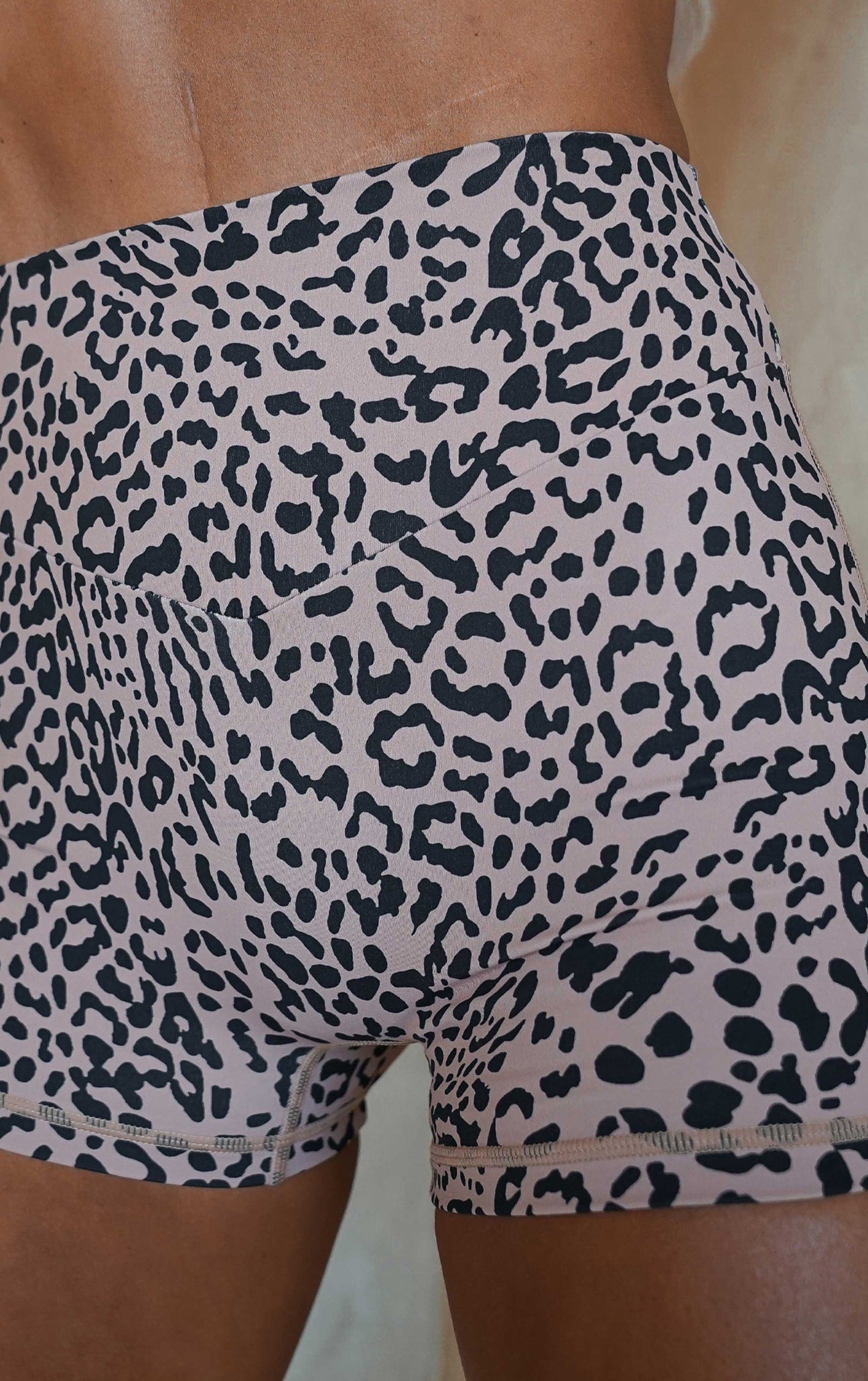 Animal Booty Shorts - Leopard